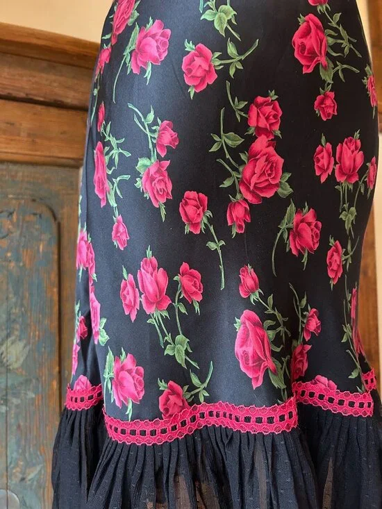 Vintage Betsey Johnson New York Silk Lace Mesh Slip Dress - Picture 9 of 14